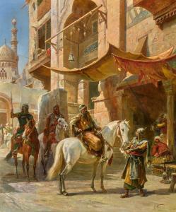 PHILIPPOTEAUX Paul Dominique 1846-1923,Arrival of the Sheikh,Sotheby's GB 2023-11-09