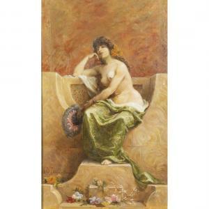 PHILIPPOTEAUX Paul Dominique 1846-1923,"The Odalisque,",MICHAANS'S AUCTIONS US 2023-06-16