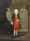 PHILIPS Charles 1708-1747,Portrait of an English Gentleman,1733,Hindman US 2014-03-21