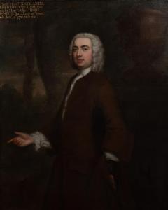 PHILIPS Charles 1708-1747,Portrait of Nathaniel Booth, Lord Delamer,1737,Hindman US 2019-04-25