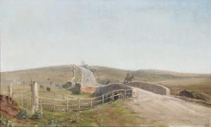 PHILIPSEN Theodor 1840-1920,Ved Ponte Molle i den romerske campagne,Bruun Rasmussen DK 2024-04-01