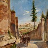 PHILIPSEN Theodore Esbern 1840-1920,Theodor Philipsen: . Behind the walls of Rome s,Bruun Rasmussen 2008-11-18