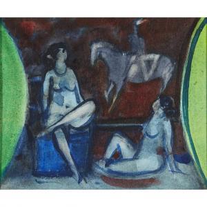 PHILIPSON Robin 1916-1992,SPECTATORS IV,1983,Lyon & Turnbull GB 2018-06-07