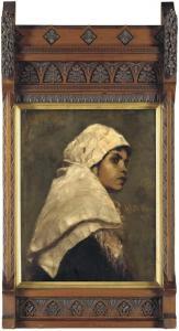 PHILLIPS M.V,Dark Eyed Girl,1883,Christie's GB 2004-09-27