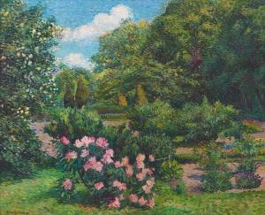 PHILLIPS Samuel 1890-1965,Garden Scene,Freeman US 2023-12-03