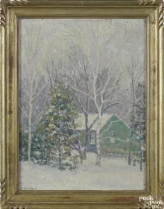 PHILLIPS Samuel 1890-1965,Winter landscape,Pook & Pook US 2015-10-03