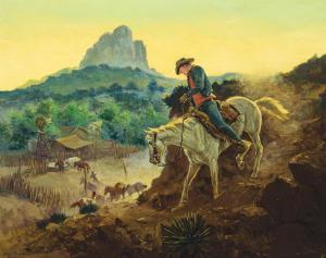 PHIPPEN George 1915-1966,Horse Wrangler,1955,Scottsdale Art Auction US 2024-04-12