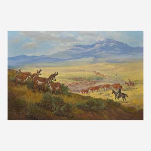 PHIPPEN George 1915-1966,The Open Range (Oregon Trail),1955,Freeman US 2023-06-04