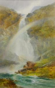 PHIPPS Edmund 1884-1915,Rainbow over a Waterfall,1906,David Duggleby Limited GB 2018-12-15