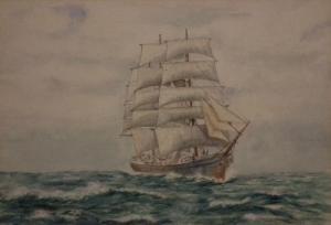 PHYSICK Nino William 1890-1946,Seascapes with schooners infull sail,Canterbury Auction GB 2011-05-24