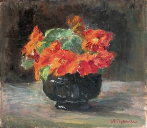 PIATKOWSKA Wladyslawa 1882-1971,Kwiaty w wazonie,Altius PL 2005-12-12