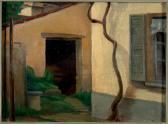 PIATTI Ugo 1890-1953,Il cortiletto,Sant'Agostino IT 2007-03-26