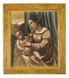 Piazza Callisto 1500-1561,Madonna con Bambino,Wannenes Art Auctions IT 2020-09-24