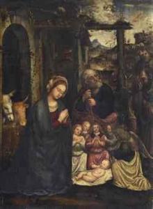 PIAZZA DI LODI Martino 1475-1527,L'Adoration des Bergers,1519,Christie's GB 2014-04-01