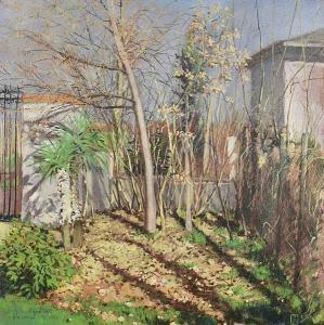 PIAZZA Franco,Angolo di giardino a fine inverno,1986,Fidesarte IT 2020-11-18