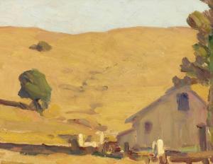 Piazzoni Gottardo Fidele Ponziano 1872-1945,House in a Landscape,1921,Bonhams GB 2022-11-21