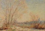 PICABIA Francis,'Effets de neige, bords de l'Yonne' snow settling ,1906,Duke & Son 2023-10-19