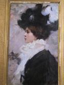 Picard S,portrait of a young lady in Edwardian attire,Crow's Auction Gallery GB 2017-09-13