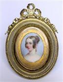 PICART,A Georgian oval miniature in a superior brass frame,Theodore Bruce AU 2016-03-20