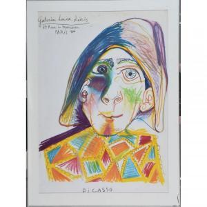 Picasso Pablo 1881-1973,Affiche pour la Galerie LEIRIS,Herbette FR 2017-12-17