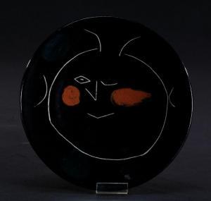 Picasso Pablo 1881-1973,ASSIETTE, VISAGE NOIR,1948,Kohn FR 2012-09-15