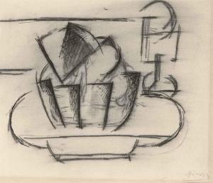 Picasso Pablo 1881-1973,Brioche et verre,1909,Christie's GB 2015-03-25