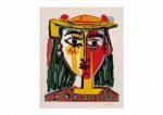 Picasso Pablo 1881-1973,BUSTE DE FEMME AU CHAPEAU (BL.1072),1962,Ise Art JP 2024-04-20