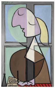 Picasso Pablo 1881-1973,BUSTE DE FEMME DE PROFIL (FEMME ÉCRIVANT),1932,Sotheby's GB 2018-06-19