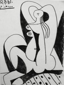 Picasso Pablo 1881-1973,Carton d'invitation de la Galerie Rosengart,Blavignac CH 2007-12-04