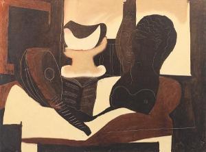 Picasso Pablo 1881-1973,Composition avec Tête antique,Bonhams GB 2010-05-25