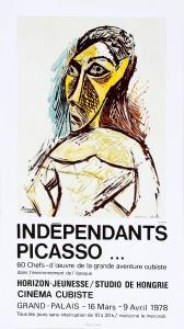 Picasso Pablo 1881-1973,Exhibition poster,Bruun Rasmussen DK 2017-07-04