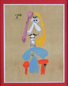 Picasso Pablo 1881-1973,From the series Imaginary Portraits,Hindman US 2006-11-12