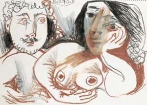Picasso Pablo 1881-1973,Homme et nu allongé,1930,Christie's GB 2005-06-23