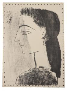 Picasso Pablo 1881-1973,Jacqueline au Mouchoir,1959,Burchard US 2016-09-18