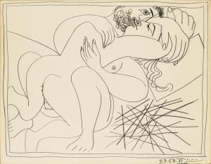 Picasso Pablo 1881-1973,L'ÉTREINTE,1968,Sotheby's GB 2012-10-24