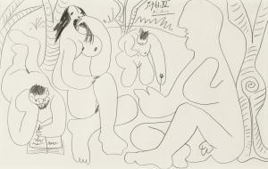 Picasso Pablo 1881-1973,LE DÉJEUNER SUR L'HERBE,1961,Sotheby's GB 2017-10-19