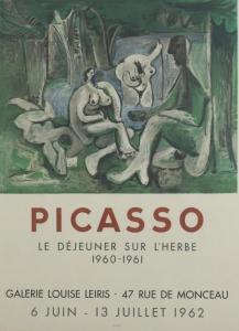 Picasso Pablo 1881-1973,LE DEJEUNER SUR L'HERBE,Lewis & Maese US 2018-10-20