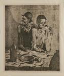 Picasso Pablo 1881-1973,Mann und Frau am Tisch,Twents Veilinghuis NL 2021-01-07
