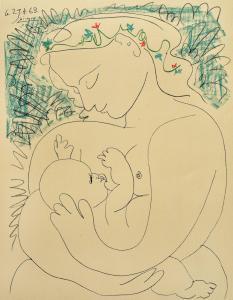Picasso Pablo 1881-1973,Maternity,1963,Artmark RO 2019-05-23