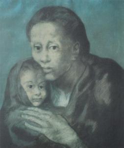 Picasso Pablo 1881-1973,MERE ET ENFANT,Burchard US 2013-04-21