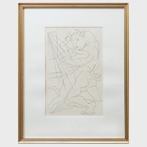 Picasso Pablo 1881-1973,Minotaure Embrassant une Femme,1934,Stair Galleries US 2019-06-08