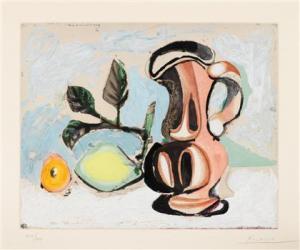 Picasso Pablo 1881-1973,"NATURE MORTE AU CITRON ET AU PICHET ROUGE",1955,Freeman US 2011-11-06