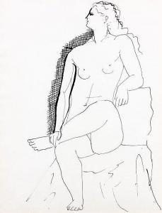 Picasso Pablo 1881-1973,NU ASSIS,1925,Artcurial | Briest - Poulain - F. Tajan FR 2014-06-03