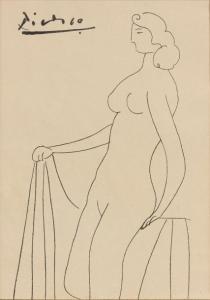 Picasso Pablo 1881-1973,Nu féminin au drapé,EVE FR 2015-03-30