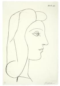Picasso Pablo 1881-1973,„PROFIL DE FEMME“,1947,Villa Grisebach DE 2013-05-31