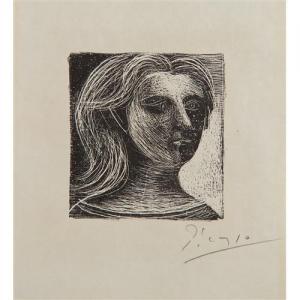 Picasso Pablo 1881-1973,Tête de femme,1925,Phillips, De Pury & Luxembourg US 2017-10-17