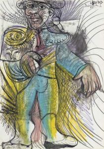 Picasso Pablo 1881-1973,Torero fier, prêt à entrer dans l'arène,1925,Christie's GB 2005-06-23
