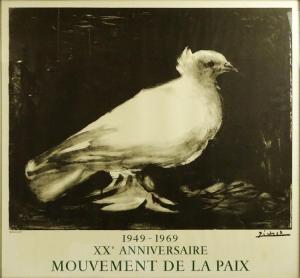 Picasso Pablo 1881-1973,XX Anniversaire Mouvement De La Paix,Kodner Galleries US 2016-04-27