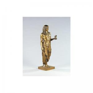 PICAULT Emile Louis 1833-1915,an egyptian figure, king menthuopis,Sotheby's GB 2002-11-13