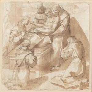 PICCHI Giorgio 1550-1599,la mort de Saint François,Beaussant-Lefèvre FR 2022-02-10